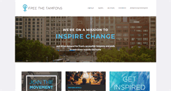 Desktop Screenshot of freethetampons.org