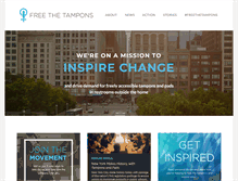 Tablet Screenshot of freethetampons.org